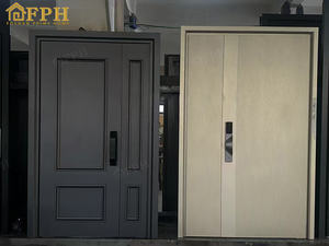 Puertas <span class=keywords><strong>de</strong></span> pivote <span class=keywords><strong>de</strong></span> entrada frontal portales <span class=keywords><strong>de</strong></span> aluminio huella dactilar cerradura inteligente entrada principal diseño moderno al por mayor - Product Image 6