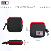 Étui à clés portable personnalisé en EVA rigide étanche en forme de grenade, sac de rangement pour clés de voyage
