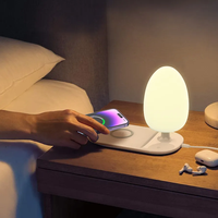 LDNIO Y3 Station de Charge rapide Mobile 3 en 1, chargeur magnétique sans fil, lampe de bureau à lumière LED avec chargement sans fil