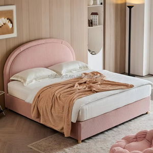 Refrigeración Cómoda Princesa Mesa simple Tapizado Up-holstered Camas Contemporáneo Tufted Juegos de dormitorio - Product Image 1