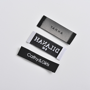 Custom Woven <strong>Label</strong> Clothing <strong>Labels</strong> Brand Name Woven Garment <strong>Labels</strong> Tags for Clothing - Product Image 6