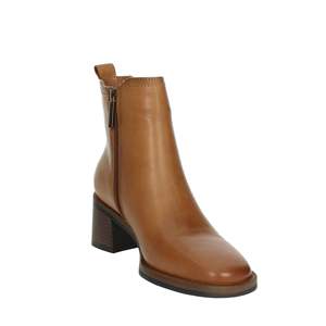 Bottines pour femmes Carmela en cuir à talon 40 Marron - Product Image 5