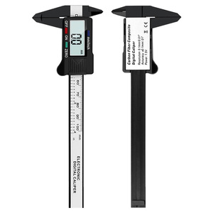 <span class=keywords><strong>Calibrador</strong></span> Digital de plástico electrónico de 100mm, <span class=keywords><strong>calibrador</strong></span> <span class=keywords><strong>Vernier</strong></span> de fibra de carbono, micrómetro, herramientas de medición, regla de <span class=keywords><strong>calibrador</strong></span> - Product Image 5