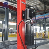 Elevador Hidráulico de Estacionamiento de Autos de Doble Capa y Cuatro Postes BJS BJS2202, Capacidad de 4T, Altura de Elevación de 1600 mm, Motor de 2.2kW, Vida Útil de 10 Años