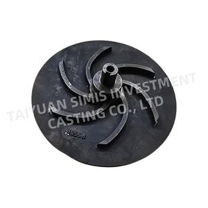 Kunden spezifische GGG50 duktile Gusseisen Laufrads chale Form halboffene Pumpen teile und Guss dienste - Product Image 2