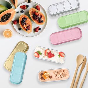 4.8g (200mL) Golden Aluminum <b>Foil</b> Pulp Moulded Rectangle Lunch Box with PET Plastic Lid Recyclable Food Grade Takeaway <b>Container</b> - Product Image 3