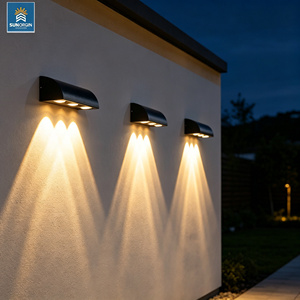 Applique murale LED 6W IP65 pour extérieur, lampe murale LED pour jardin, corps en aluminium, luminaire décoratif - Product Image 5