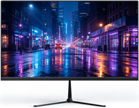 Monitor de Computadora FHD VA de 23.8 Pulgadas, 75Hz, 1080P, con Interfaces VGA, Negro, Tiempo de Respuesta de 5ms, VESA, Venta al Por Mayor de Fábrica