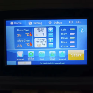 Machine à relier automatique à écran tactile A4 320mm papier côté colle <span class=keywords><strong>reliure</strong></span> parfaite <span class=keywords><strong>pour</strong></span> livres vente en gros - Product Image 6