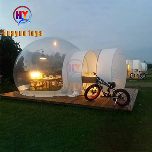 Duidelijke Transparante Opblaasbare Bubble Camping Tent Buiten Gebruik - Product Image 2