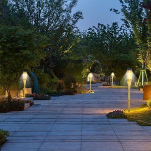 <b>Solar</b> Garden <b>Lights</b> Bamboo Style Led <b>Flame</b> <b>Effect</b> Waterproof Outdoor Courtyard Lawn Decoration 3-Year Warranty - Product Image 2