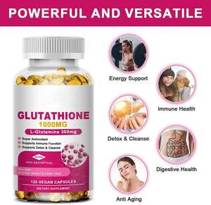 แคปซูลกลูต้าไธโอนธรรมชาติเข้มข้นสูงสุด สำหรับผู้ใหญ่ ช่วยให้ผิวขาวกระจ่างใส บรรจุ 120 แคปซูล ไม่เหมาะสำหรับสตรีมีครรภ์ ขายส่ง (OEM รับผลิตแบรนด์ส่วนตัว) - Product Image 4