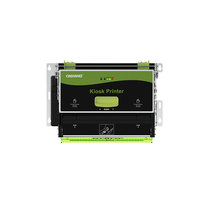 Imprimante de kiosque intégrée Cashino KP-216 mm 8 pouces, papier thermique de 216 mm max, interface USB+RS232+LAN pour banque, guichet automatique