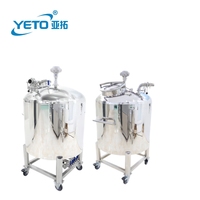 Équipement de mélange de liquides pneumatiques en acier inoxydable YETO, machine mélangeuse pour parfums et huiles essentielles