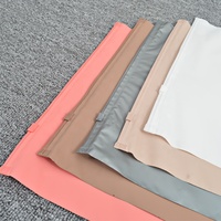 Sac à fermeture éclair coloré cpe pour vêtements, sac à fermeture à glissière en plastique givré rose pour t-shirt