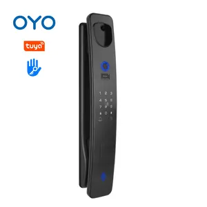 OYO Tuya Smart Lock Automatic Biometric Lock Rfid IC Card Wifi APP Combination Home Security Fingerprint Lock