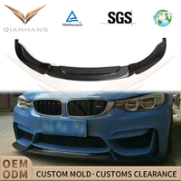 Spoiler avant en fibre de carbone sèche style VS pour M3 M4 F80 F82 F83 2014-2018