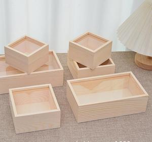 Hộp Quà Tặng trượt nắp thông bao bì bằng gỗ chưa hoàn thành biểu tượng tùy chỉnh gỗ hộp gỗ handmade hộp gỗ chấp nhận - Product Image 3