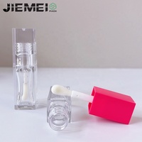 Jiemei Stock – Flacon carré vide 7 ml pour brillant à lèvres, tube applicateur PETG pour blush liquide, contenant de maquillage pour gloss à lèvres – Vente en gros