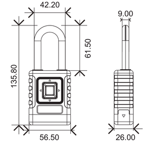 Nouveauté : cadenas intelligent à empreintes digitales et mot de passe, étanche IP65, application TTLock - Product Image 2