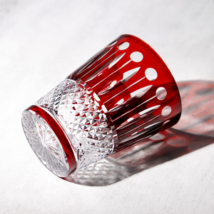 Vaso de cristal grabado a mano de 250ml clásico moderno, barras de grabado de diseño Floral talladas personalizadas de fábrica para beber vino - Product Image 3