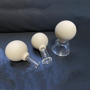 Nouveau produit ventouses sous vide pour le corps, LOGO personnalisé, Massage Facial, ensemble de ventouses en caoutchouc pour les douleurs articulaires physiques, 4 pièces - Product Image 5