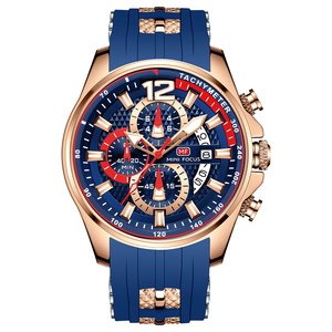 MINI FOCUS-reloj deportivo para hombre, <span class=keywords><strong>de</strong></span> cuarzo, resistente al agua, con esfera grande, luz nocturna, 0350G - Product Image 2