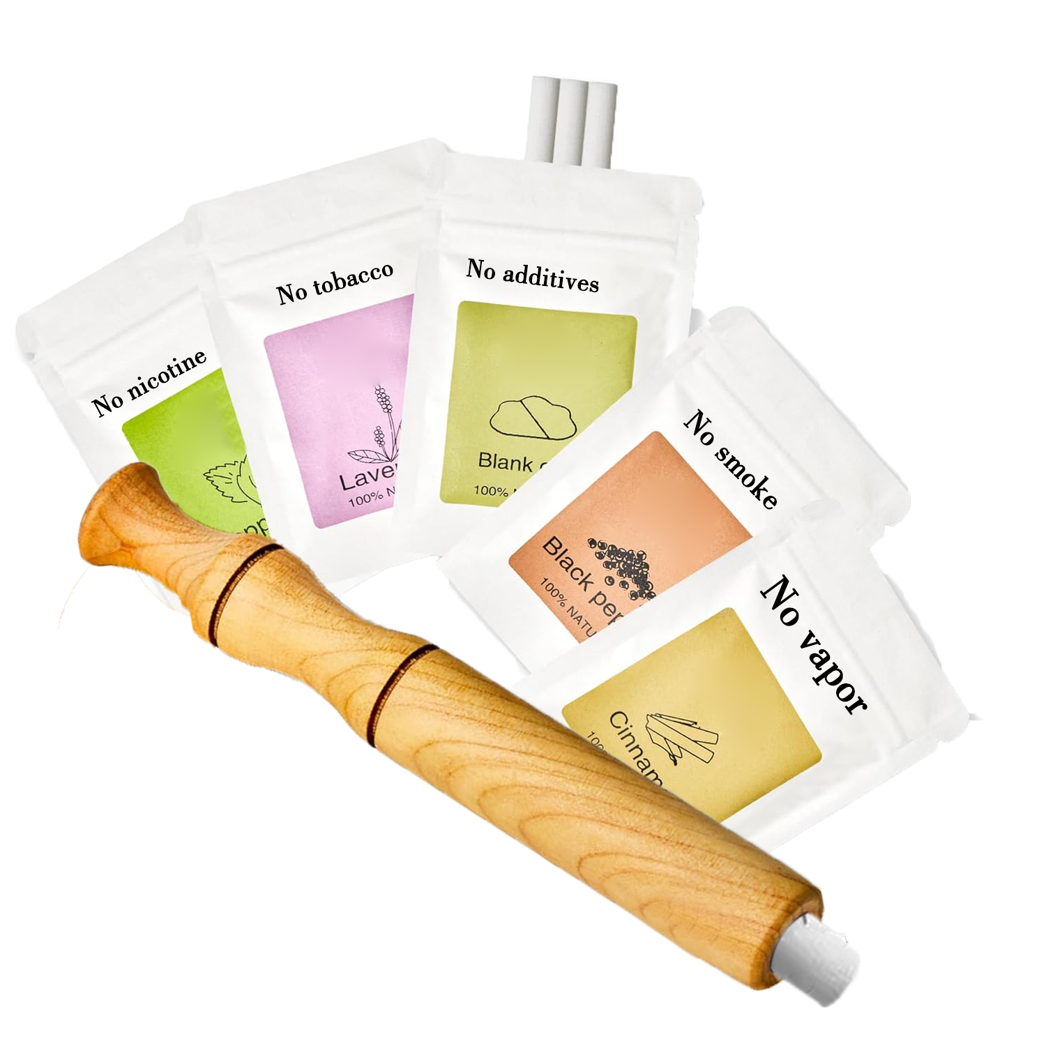 wooden cigarette for quitting Wooden Inhaler - Smokeless Quit Smoking Aid