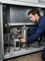 Élévateur à godets hydraulique robuste à commande électrique à distance, hauteur de levage de 3 m pour système de manutention verticale de matériaux en ligne