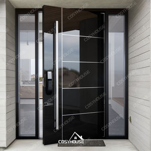Portes <span class=keywords><strong>de</strong></span> style européen pour maisons porte d'entrée principale porte <span class=keywords><strong>de</strong></span> sécurité en acier pour la maison portes d'entrée en fonte pour appartement - Product Image 2
