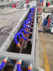 China Made Plastic Irrigation Watering Garden Pipe Pvc Fiber Reinforced Pipe Manufacturing Making Plant Extrusion Machine