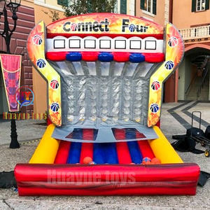Basket-ball gonflable quatre Puissance Connect 4, jeux de Sport, Basket-ball gonflable Connect 3, jeu de carnaval pour fête - Product Image 2