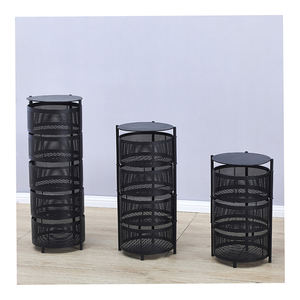 Diseños <span class=keywords><strong>de</strong></span> bordado a mano <span class=keywords><strong>para</strong></span> blusas Sari Venta caliente Carro giratorio <span class=keywords><strong>de</strong></span> 4 niveles Estante <span class=keywords><strong>de</strong></span> almacenamiento giratorio Carro <span class=keywords><strong>de</strong></span> verduras y frutas - Product Image 5