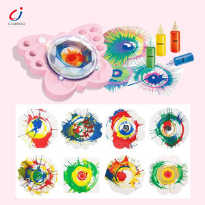 Chengji bambini <span class=keywords><strong>disegno</strong></span> gioco Set giocattoli cartone animato colorato fatto a mano rotante <span class=keywords><strong>farfalla</strong></span> fai da te Set di giocattoli per la pittura di bambini arte e artigianato - Product Image 3