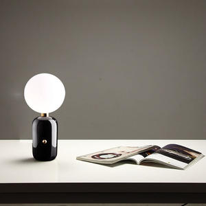 New Arrival European Style <b>Small</b> Desk Lamp Study Bedside <b>Dining</b> Room Led Glass Ball <b>Table</b> Lamp - Product Image 2