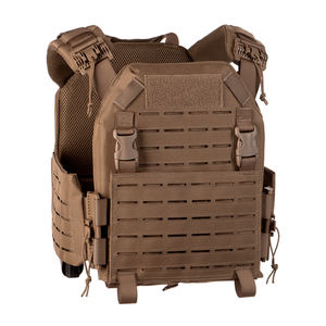 Tactico Plate Carrier Gilet <span class=keywords><strong>taupe</strong></span> tactique Système Molle découpé au laser de combat à dégagement rapide - Product Image 6