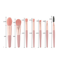 Ensemble de cosmétiques 8 pièces pour filles femmes maquillage et outils Ensembles de maquillage Pinceau de maquillage