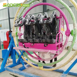 Atracción de Anillo Espacial de Fibra de Vidrio para Niños, Uso en Interiores y Exteriores, Equipo de Parque de Diversiones para Centros Comerciales, Carnavales y Parques Infantiles - Product Image 4