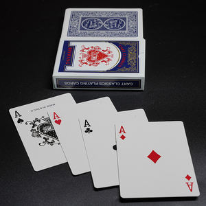 การคุ้มครองคุณภาพกระดาษเล่นไพ่ความบันเทิงโป๊กเกอร์เล่นไพ่ที่กําหนดเอง - Product Image 5