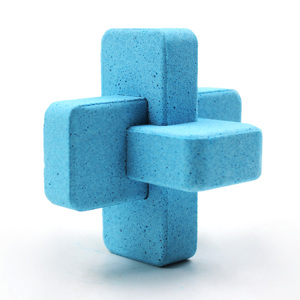 Gel de ducha orgánico de etiqueta privada OEM, novedad, Fizzies de baño con diseño de rompecabezas Kongming Lock, cero aditivos artificiales - Product Image 1