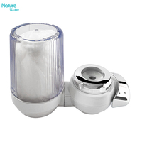 Filtre à eau portable à double étage pour robinet, purificateur d'eau intelligent avec douchette pour usage extérieur, auto-nettoyant