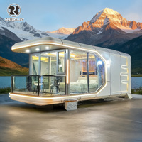 Maisons préfabriquées modernes, sûres et fiables, nouvelle conception, maison mobile en conteneur, capsule spatiale, panneaux sandwich, résistant au feu