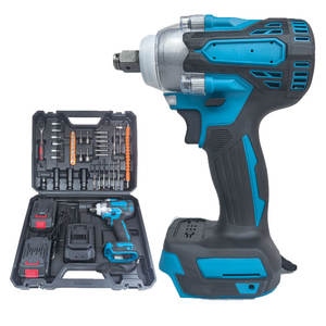 Outils électriques sans fil sans balais, électricien, ensemble complet d'outils électriques à main, <span class=keywords><strong>clé</strong></span> à chocs électrique de qualité industrielle - Product Image 1