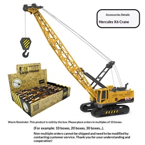 Juguete de Grúa para Niños de 5 a 7 Años, Regalo para Niños, Modelo de Vehículo de Construcción Grande, TPE/Silicona, 22 cm - Product Image 2