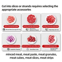 Hachoir à viande électrique professionnel en acier inoxydable, modèle 22, pour la fabrication de saucisses