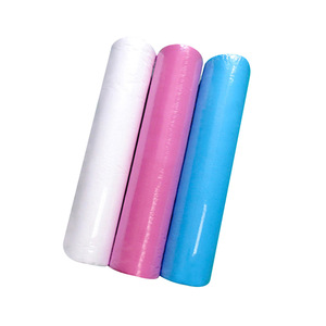 Rouleau de draps jetables imperméables blancs et bleus 35g, taille standard, pour salon de beauté et massage - Product Image 5