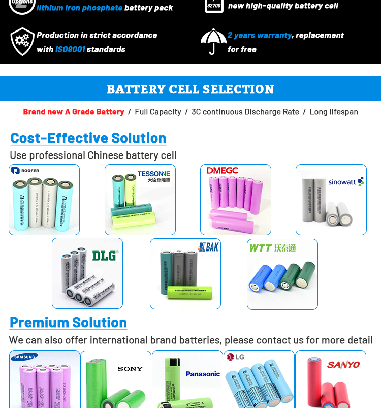 Célula de bateria de armazenamento solar recarregável 32700 32650 BMS 3.2v 5500mAh 6ah células de bateria de lítio Célula de bateria Lifepo4