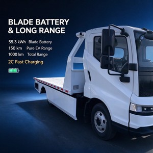 Camion de dépannage à plateau, véhicule de remorquage hybride avec prolongateur d'autonomie, moteur électrique 150 kW, 1000 km d'autonomie totale, usage intensif - Product Image 5