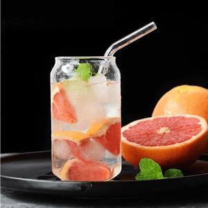 للبيع بالجملة أكواب زجاجية دائرية شفافة 12 أونصة 16 أونصة فائقة الجودة مع أوعية - Product Image 5