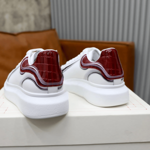 Alexander Classic - Zapatillas bajas de plataforma de cuero paneado con cierre de cordones Mc.Up para hombre y mujer, estilo urbano y casual - Product Image 6